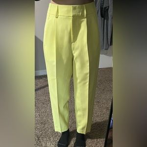 Yellow women’s express business pants